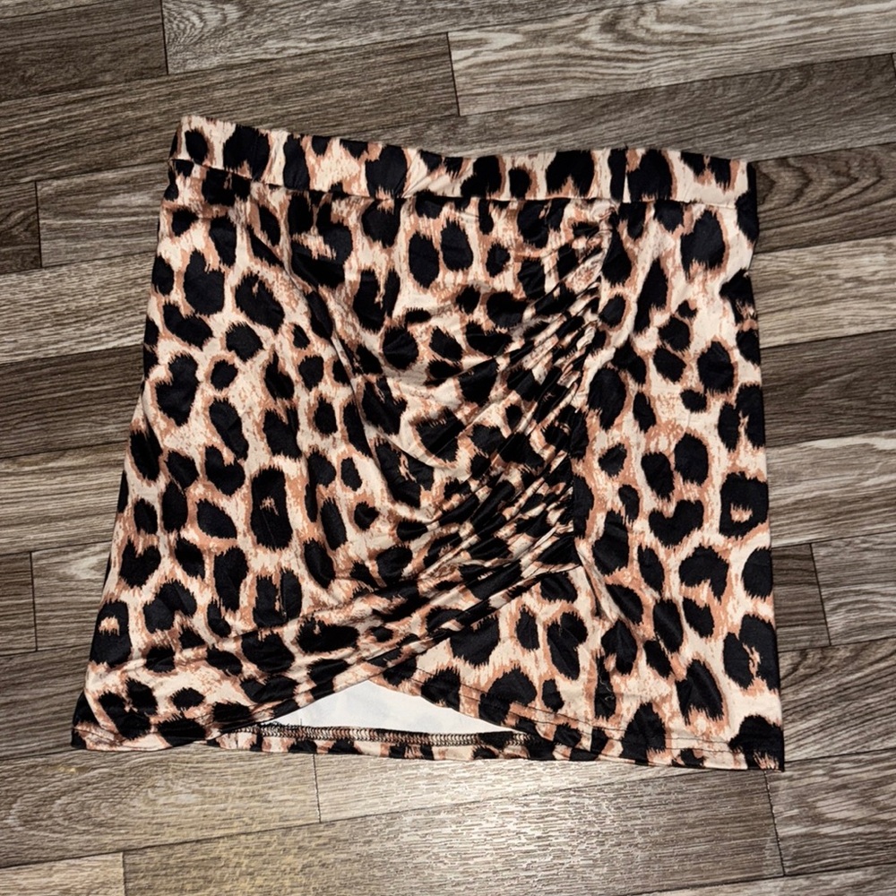 Leopard Print Women's Skirt